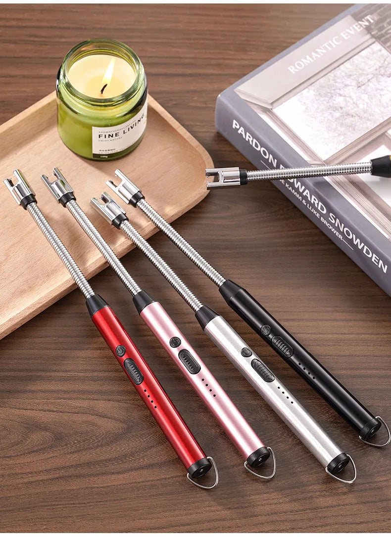 USB‑C Plasma Arc Lighter | Windproof Electric Rechargeable Lighter for BBQ, Candles & Stove