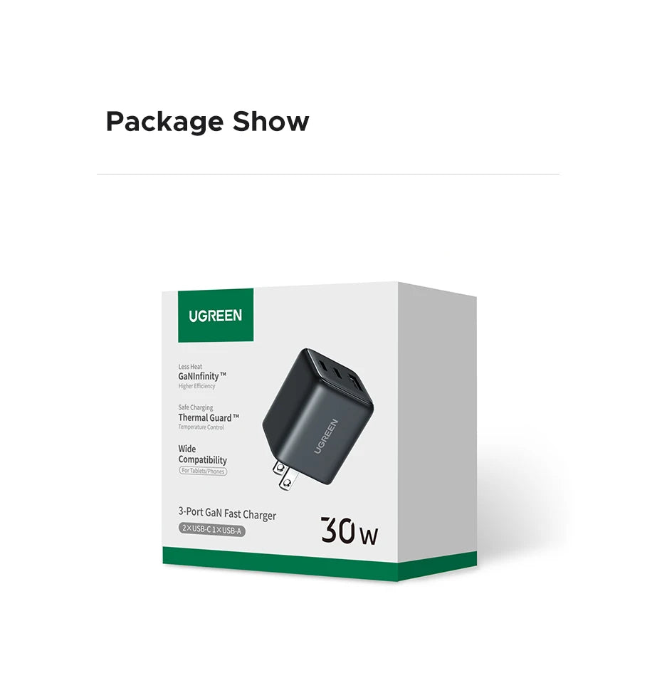 UGREEN 20W/30W GaN Mini Fast Charger