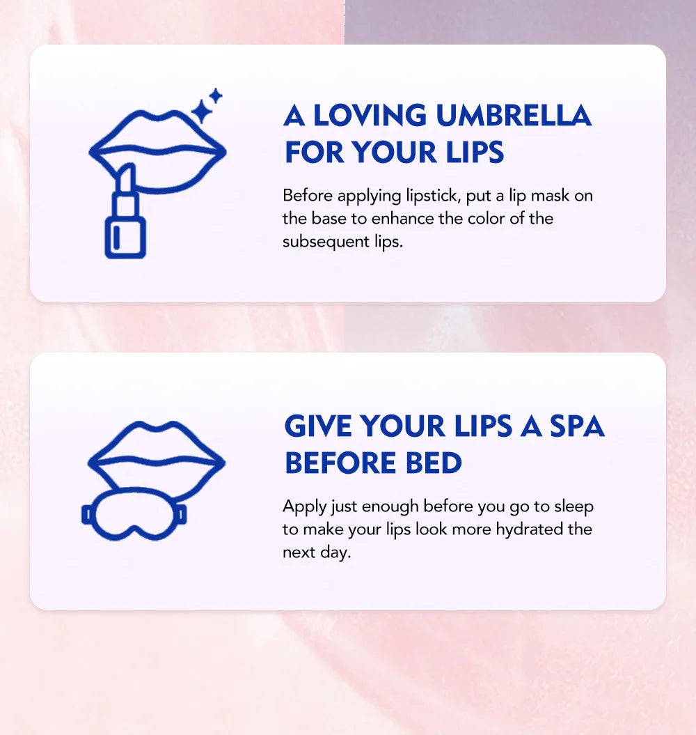 Fruit Lip Balm Set | Moisturizing Lip Mask for Dry, Cracked Lips | Holiday Gift Kit