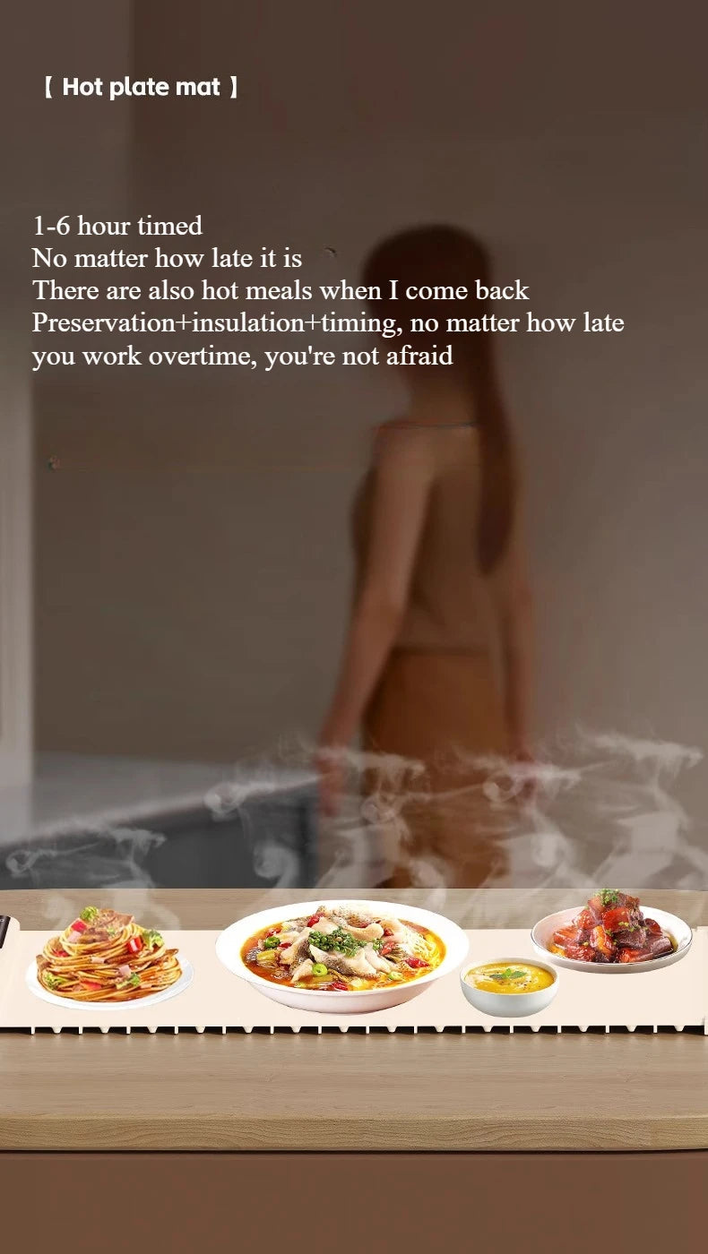 Smart Electric Food Warmer Mat – Perfect for Home, Office & Parties - HMsmart.shop