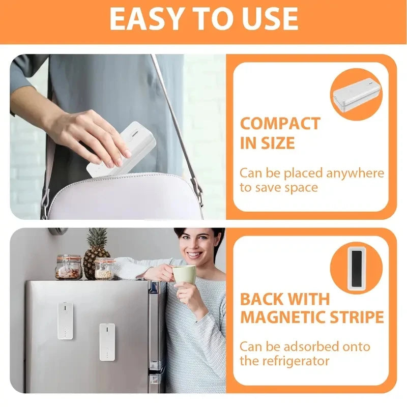 Mini Heat Bag Sealer | Portable Food Bag Sealing Machine & Bag Closure