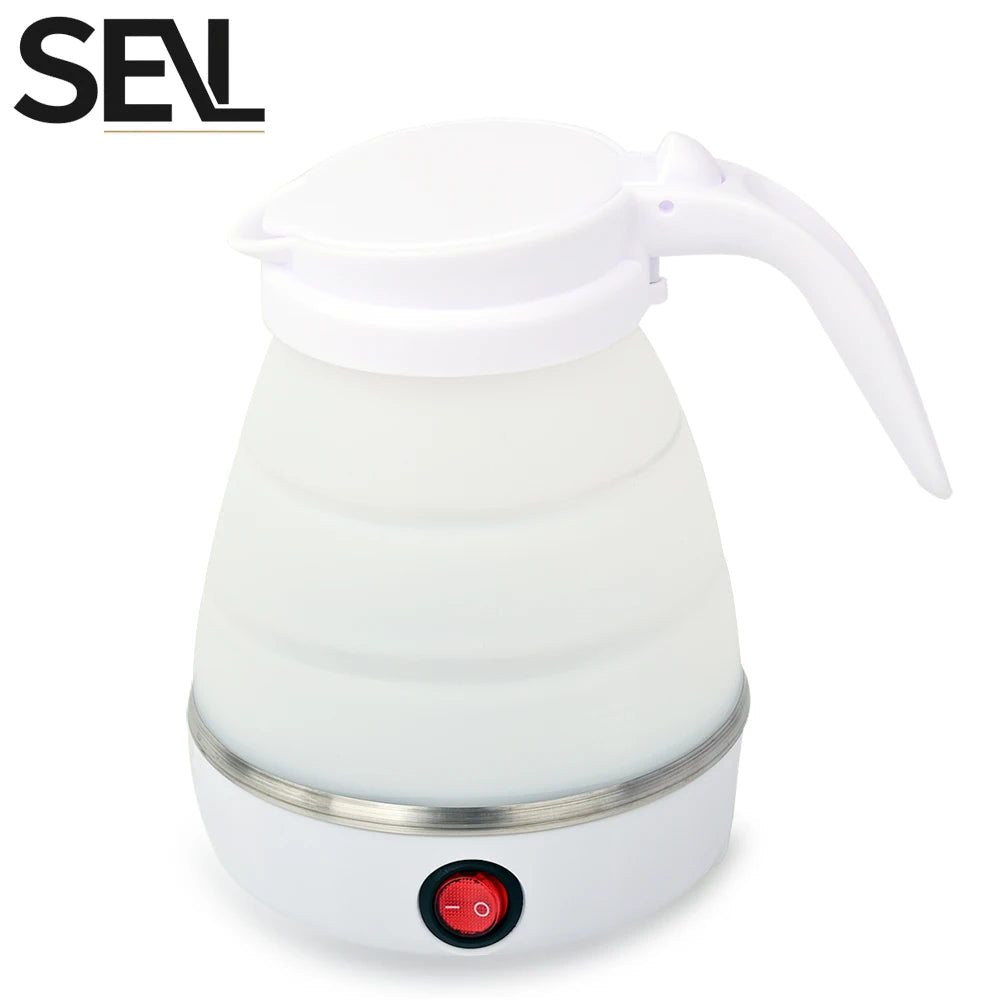 1L Foldable Travel Electric Kettle | Portable 600W Smart Kettle for Tea & Coffee