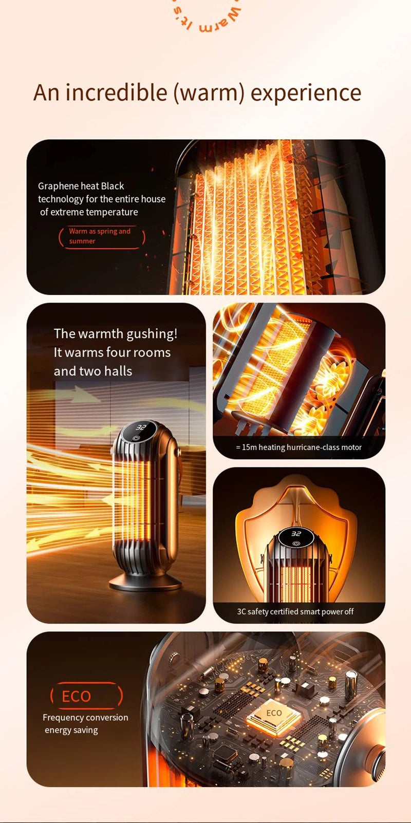 Handy Heater in Pakistan | Mini Electric Fan Heater