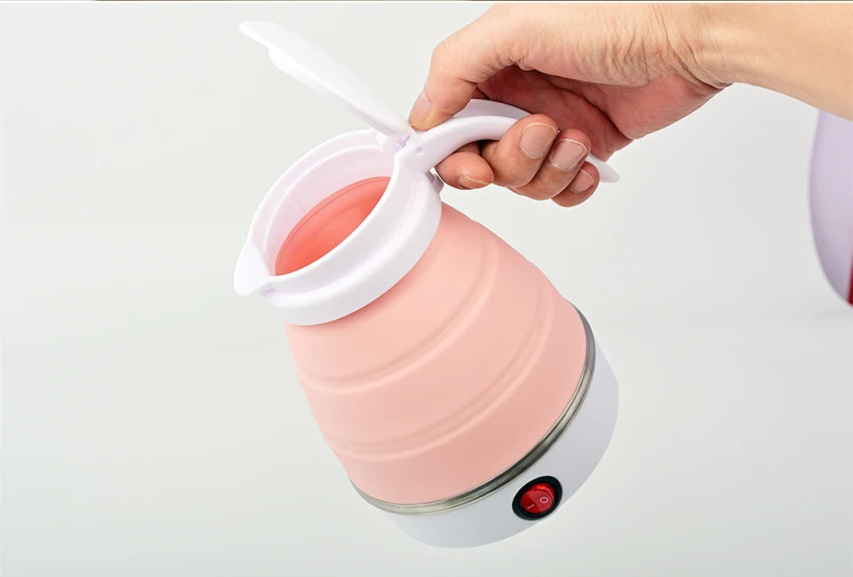 1L Foldable Travel Electric Kettle | Portable 600W Smart Kettle for Tea & Coffee