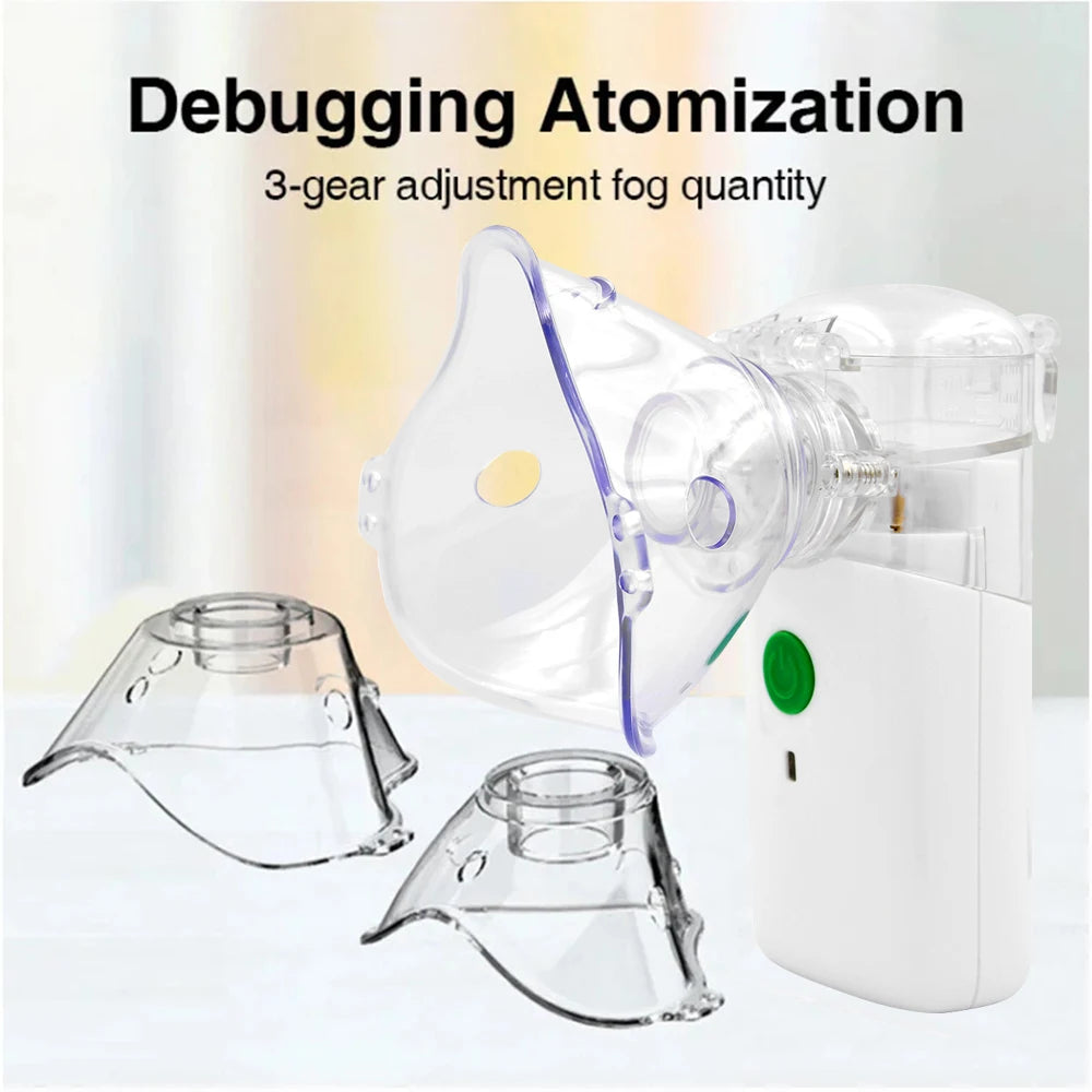 Portable Mesh Nebulizer in Pakistan | Mini Handheld Asthma Inhaler for Kids & Adults