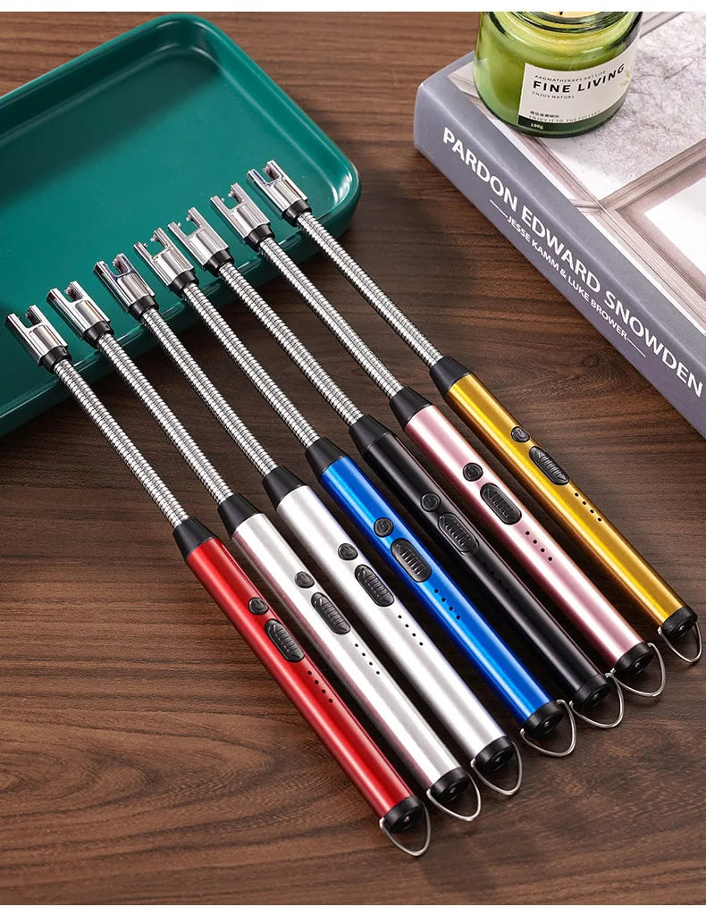 USB‑C Plasma Arc Lighter | Windproof Electric Rechargeable Lighter for BBQ, Candles & Stove