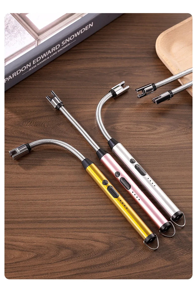 USB‑C Plasma Arc Lighter | Windproof Electric Rechargeable Lighter for BBQ, Candles & Stove