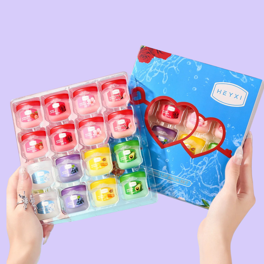 Fruit Lip Balm Set | Moisturizing Lip Mask for Dry, Cracked Lips | Holiday Gift Kit