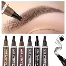 6 Colors Waterproof| Eyebrow Pen | Natural Tattoo Effect - HMsmart.shop
