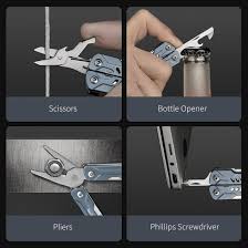 Pocket-Size Stainless Steel Multi-Tool | Mini Peeler, Knife, Key chain & Screwdriver - HMsmart.shop
